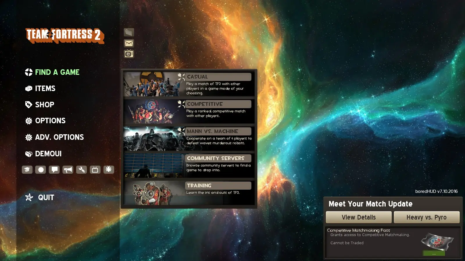 boredHUD HUD screenshot