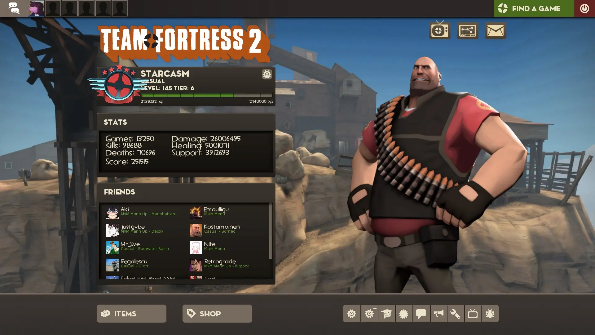 CasmHud screenshot