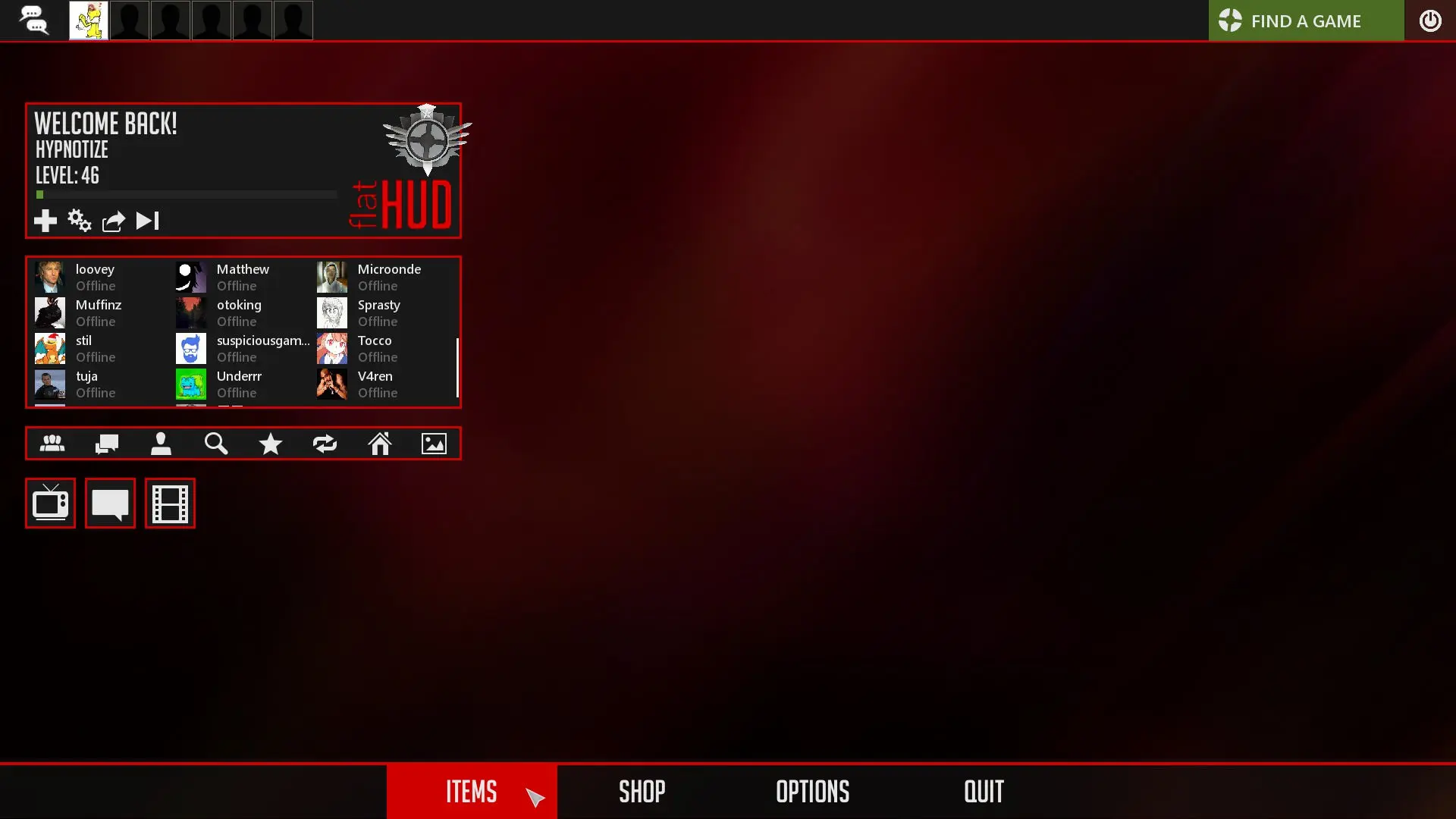 flathud HUD screenshot
