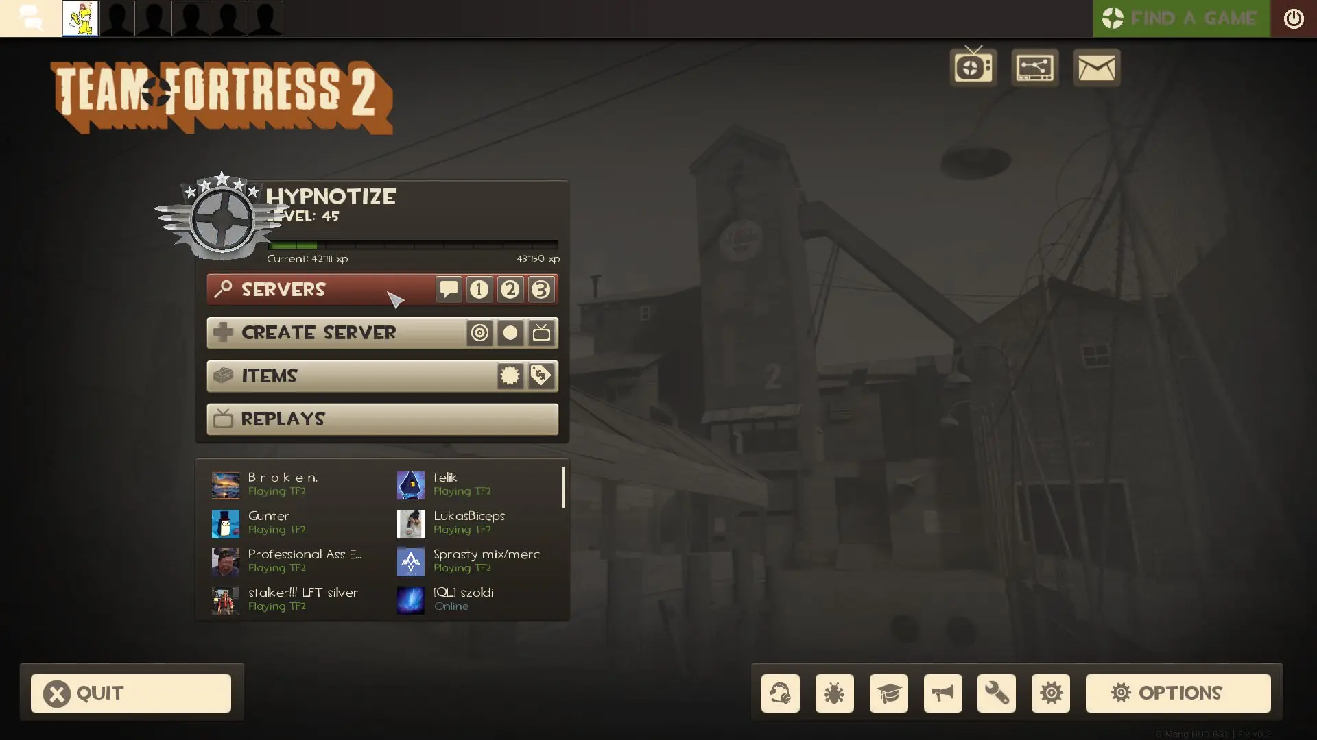 G-Mang HUD HUD screenshot