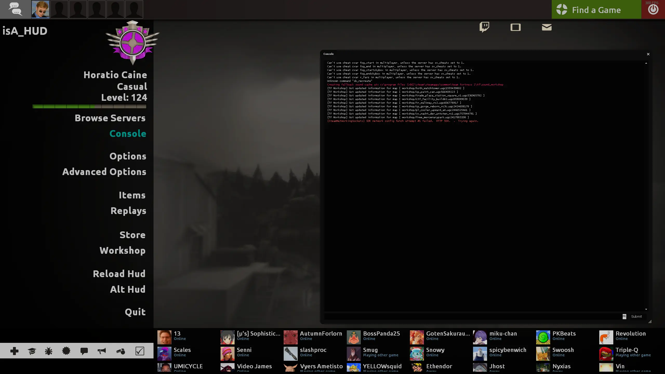 isA_HUD screenshot