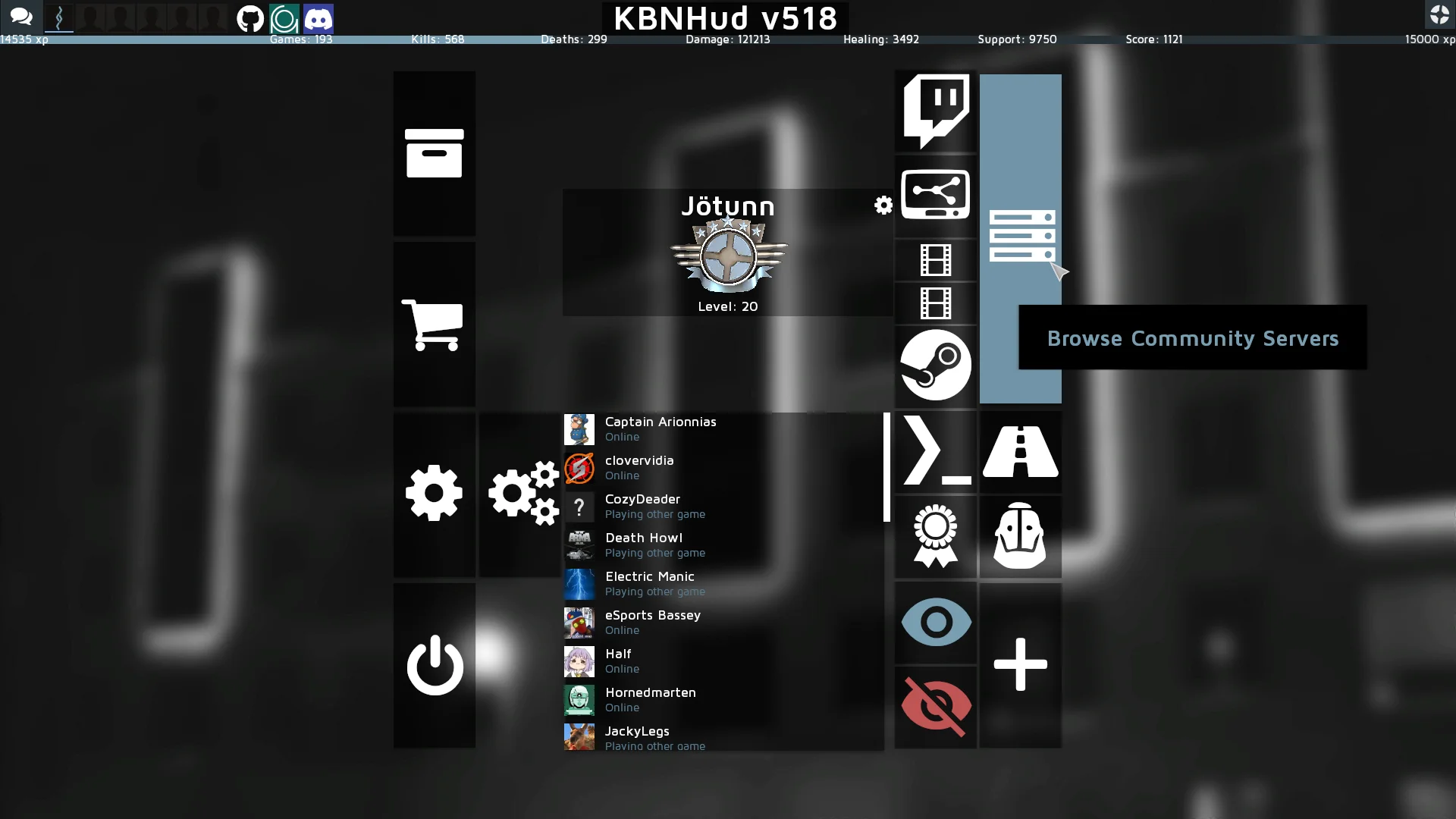 KBNHud screenshot