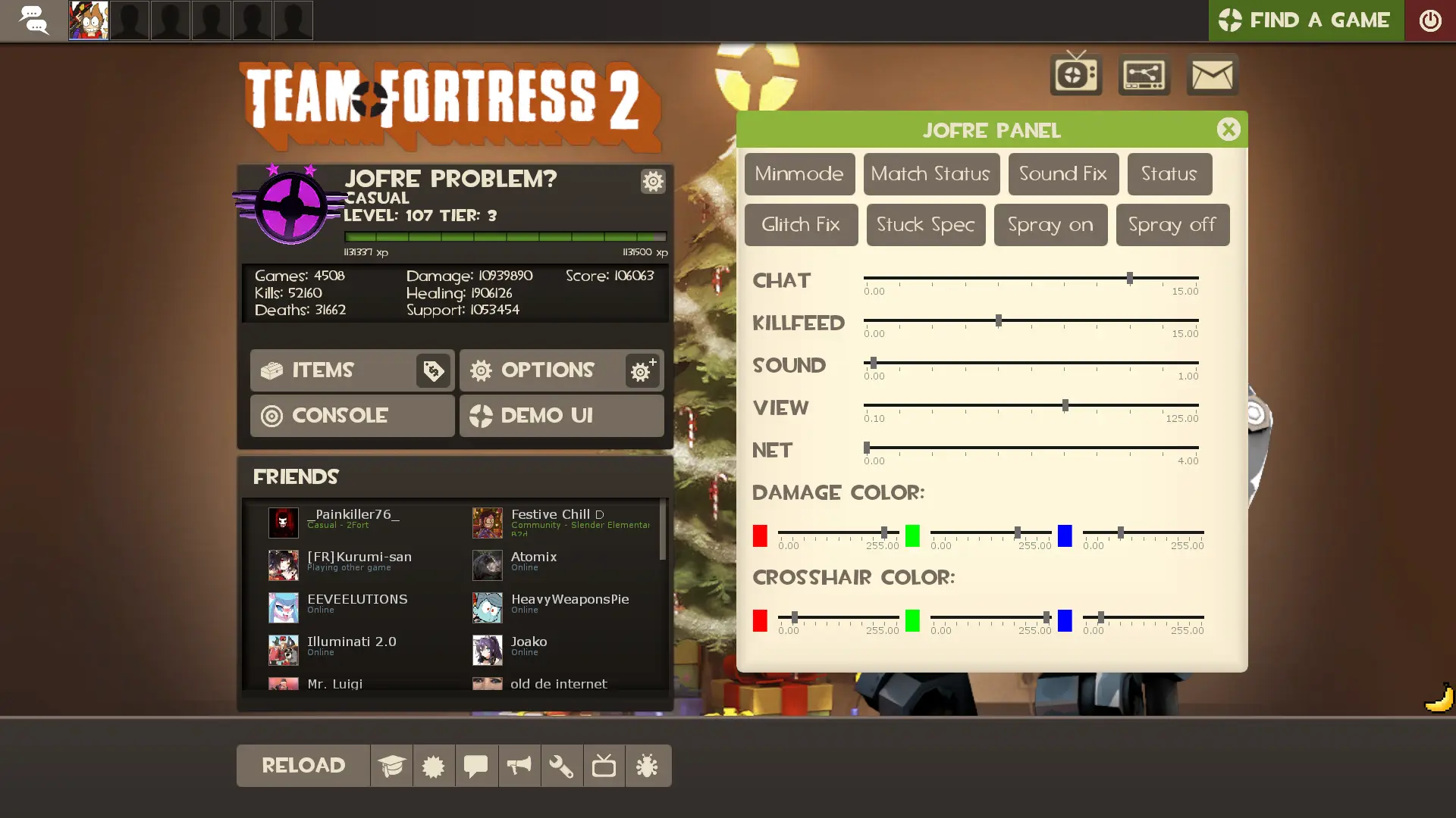 lionHUD HUD screenshot