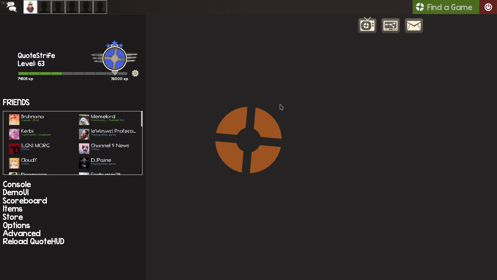QuoteHUD screenshot