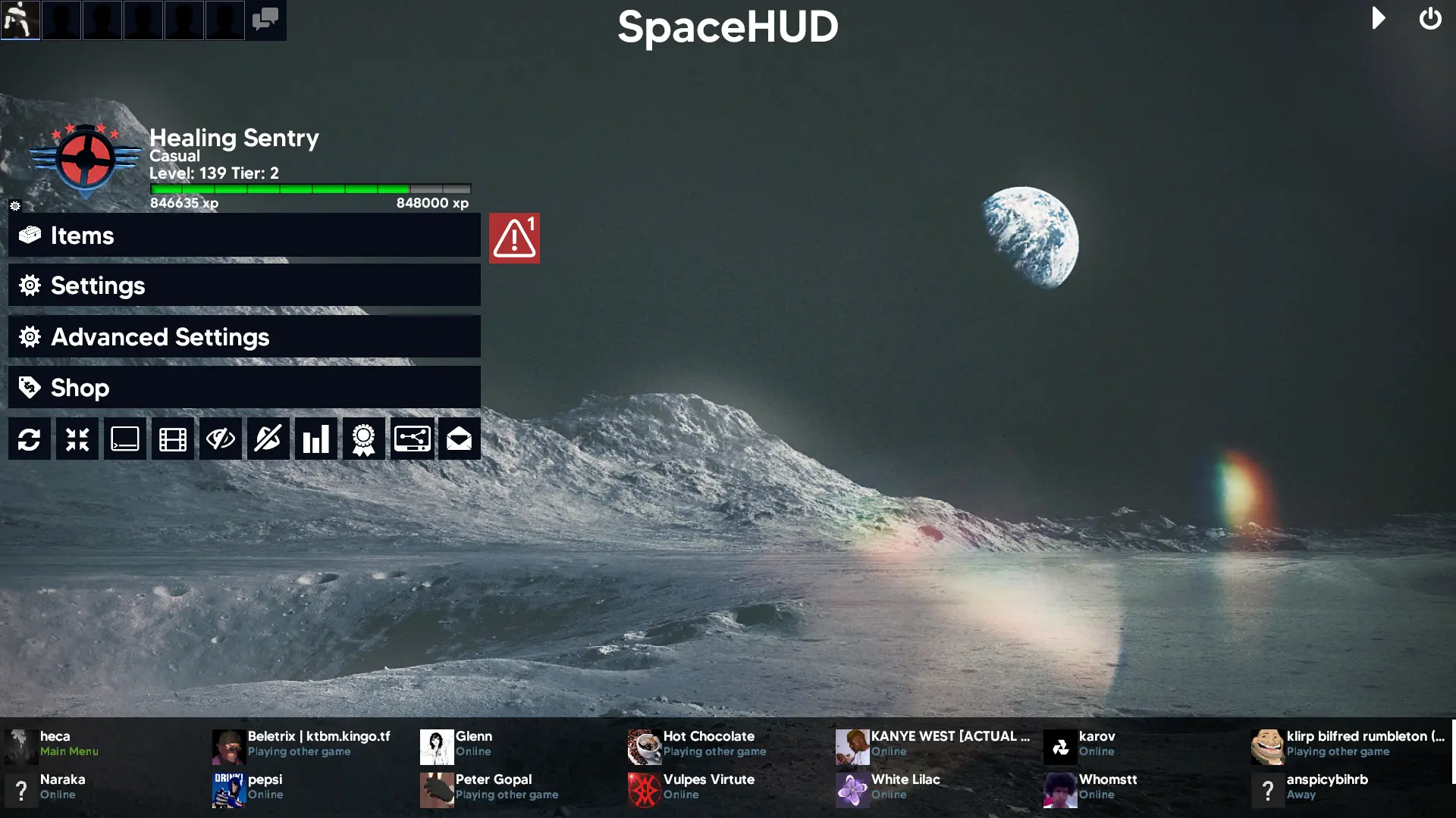SpaceHUD screenshot