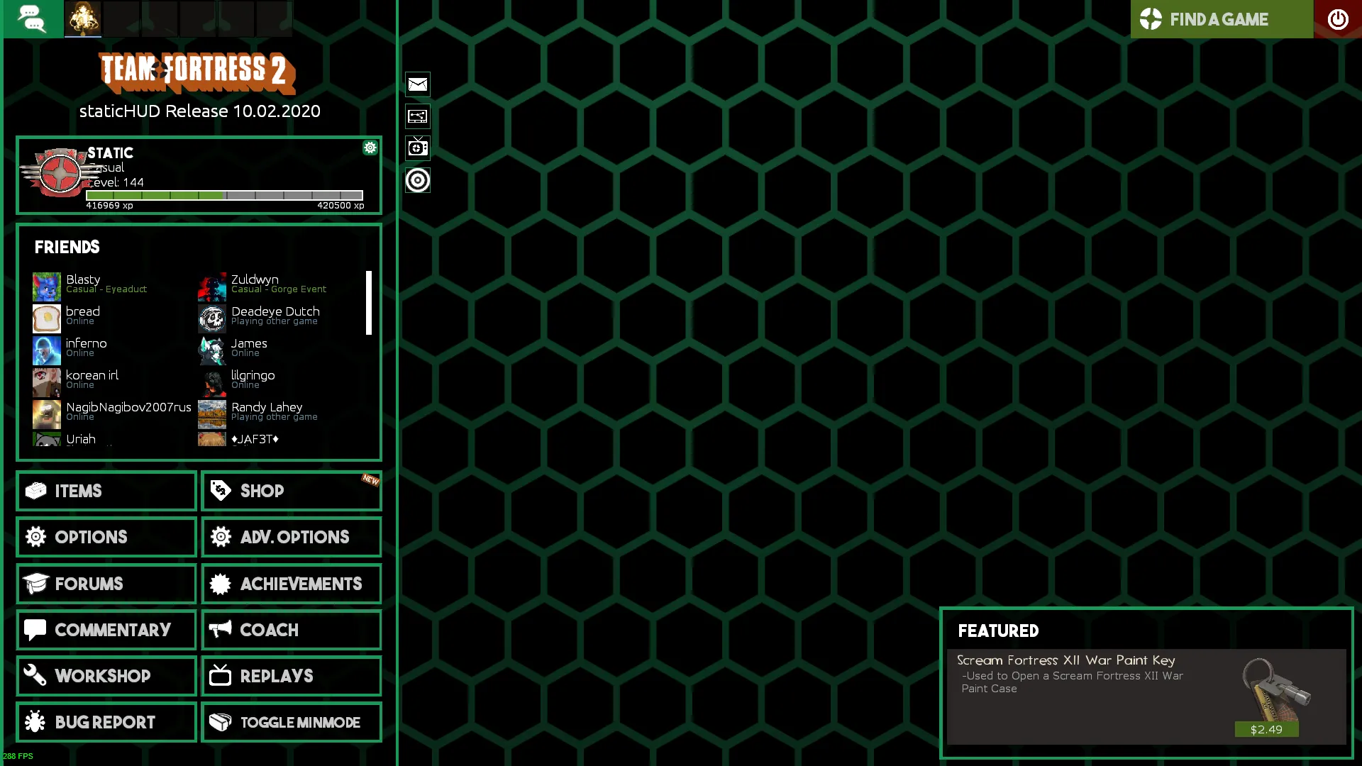 staticHUD HUD screenshot