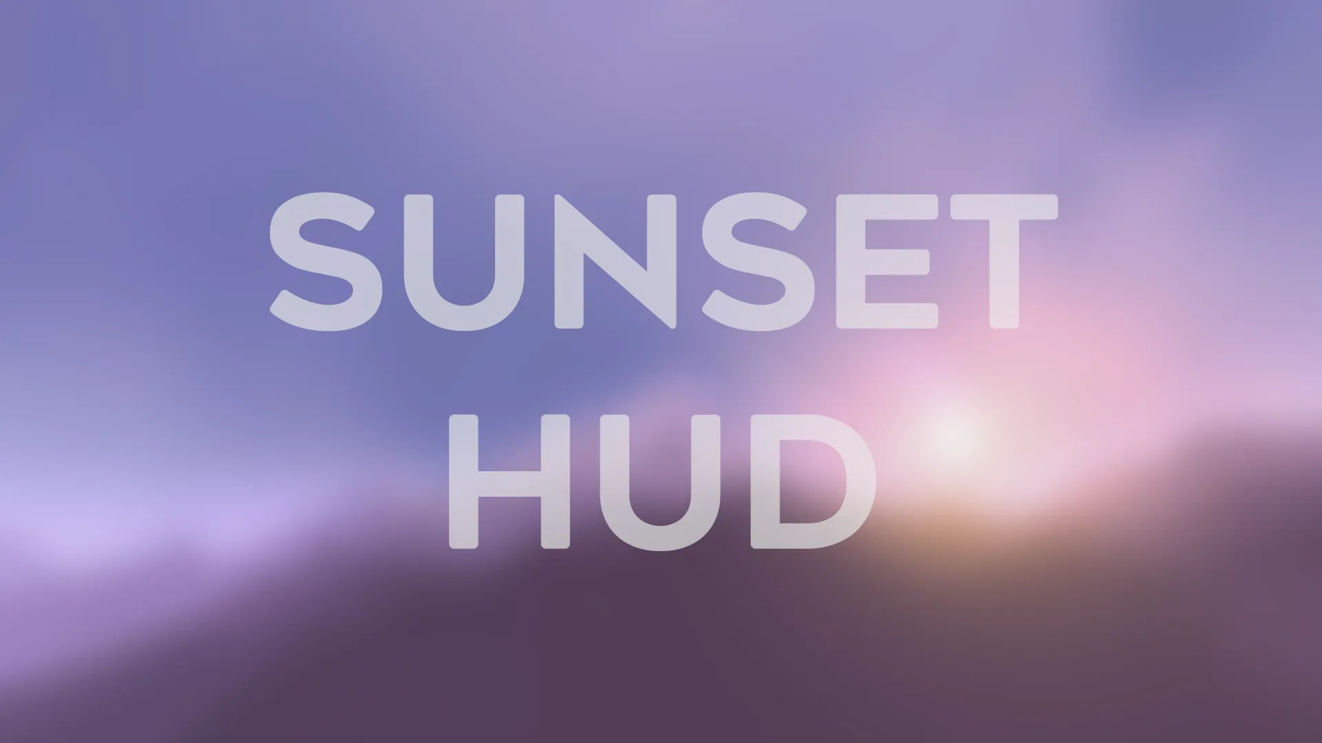 SunsetHUD HUD screenshot