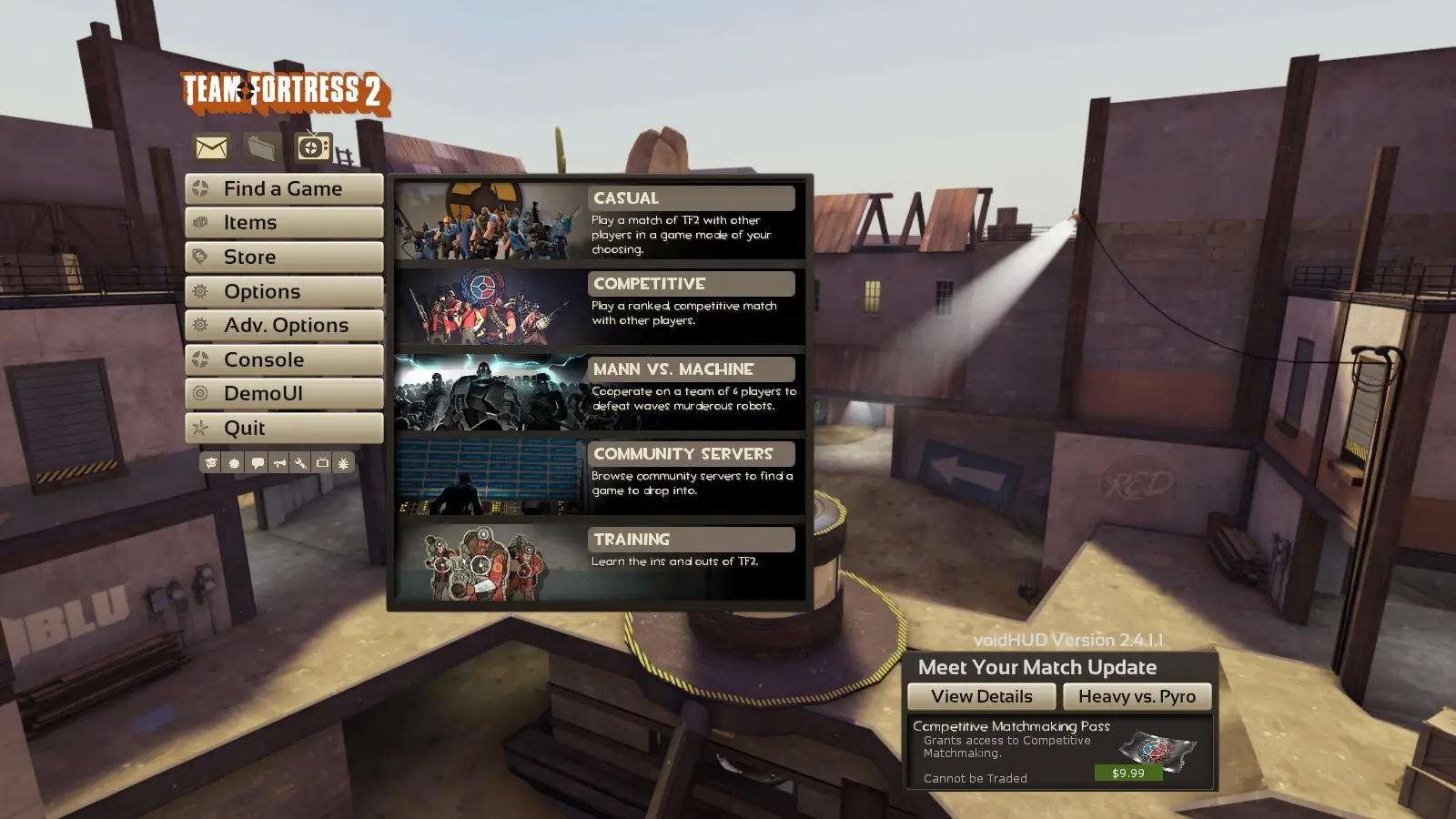 voidHUD Classic HUD screenshot