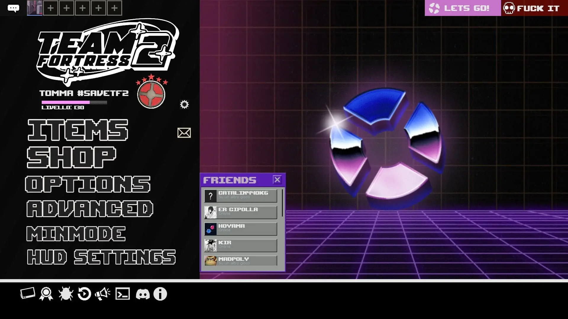 WeirdcoreHUD screenshot