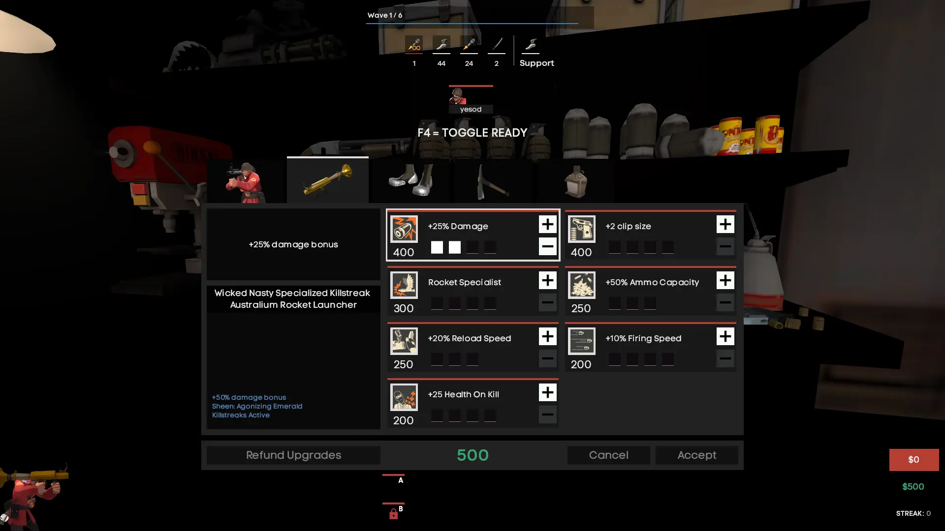 yesodHUD screenshot